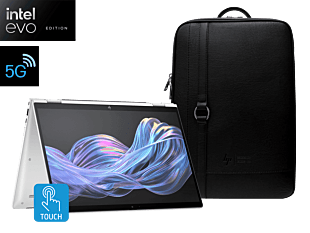 HP EliteBook X Flip G1i 14 inch Notebook Next Gen AI PC - 35.56 cm (14) - Glacier silver (B94E9PT-BN)