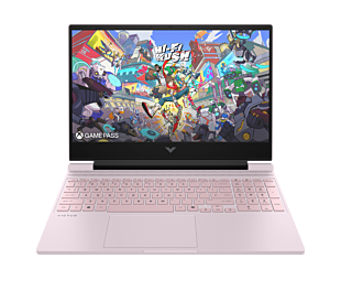 Victus Gaming Laptop 15-fa2380TX - 15.6" - Powder pink, chrome logo (C95V3PA)