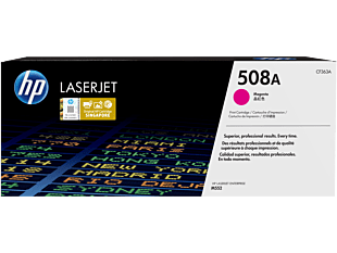 HP 508A Magenta Original LaserJet Toner Cartridge (CF363A) - Center facing