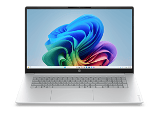 HP OmniBook 3 Laptop Next Gen AI 17-df0005TU - 17.3" - Glacier silver cover and keyboard frame, canvas gray base (D2JM8PA-BN)