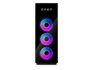 OMEN MAX 45L Gaming DT GT23-0003kr PC - Not applicable - Shadow black glass front bezel, glass side panel, white logo (D81Y1PA-BN)