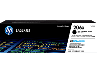 HP 206X High Yield Black Original LaserJet Toner Cartridge (W2110X-BN3)