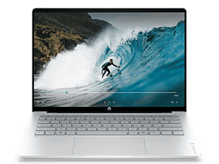HP OmniBook 5 LaptopAI 14-hn0025AU - 14" - Glacier silver aluminum (D5EL4PA)