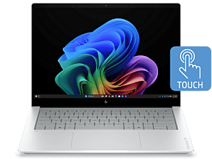 HP OmniBook X Laptop Next Gen AI 14-ka0067TU - 14" - Glacier silver aluminum (D75SLPA-BN)