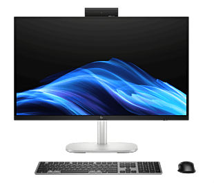 HP EliteStudio 8 All-in-One G1i 27 inch Desktop AI PC + HyperX Pulsefire Mat - Gaming Mouse Pad - Cloth (XL) - 68.47 cm (27) - Silver (CH7R2PT-BN1)
