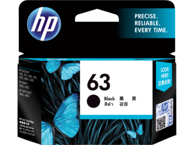 HP 63XL 대용량 검정 정품 잉크 카트리지 - (F6U64AA) | HP 코리아