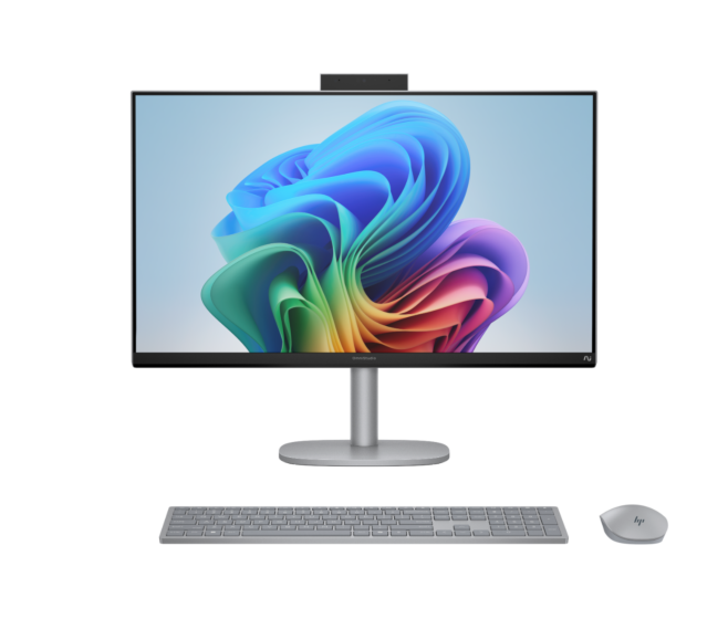 HP OmniStudio X All-in-One 27-cs1000kr Desktop PC - 68.58 cm (27) - Silver (B8QY2PA-BN)