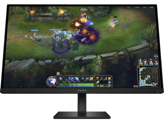 오멘 27 G2 FHD 180Hz 게이밍 모니터 + HyperX PulseFire Mat 게이밍 마우스 패드(XL) - 68.6cm(27) (AV4K2AA-BN1)