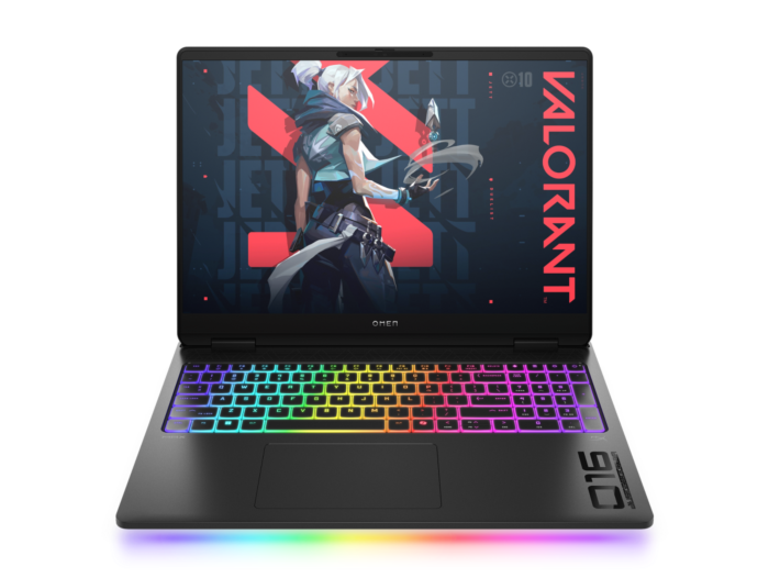 OMEN MAX Gaming Laptop 16-ah0080TX - 40.6 cm (16) - Shadow black aluminum in cover and base, light bar, RGB in keyboard frame, black chrome logo (BD2R1PA)