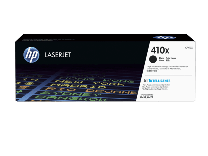 HP 410X High Yield Black Original LaserJet Toner Cartridge (CF410X-BN3)