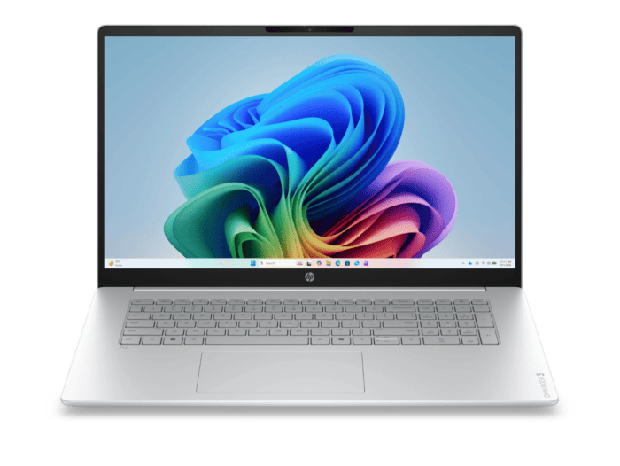 HP OmniBook 3 Laptop Next Gen AI 17-df0005TU - 17.3" - Glacier silver cover and keyboard frame, canvas gray base (D2JM8PA-BN)