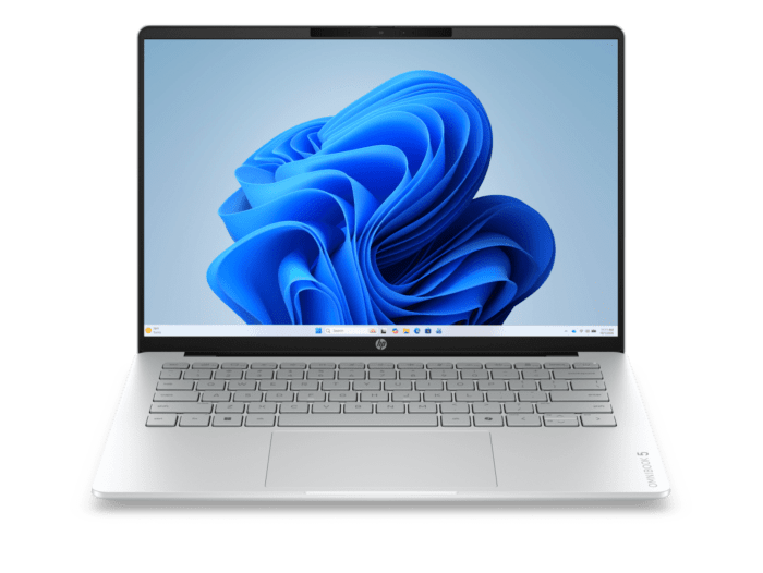 HP OmniBook 5 LaptopAI 14-hn0025AU - 14" - Glacier silver aluminum (D5EL4PA)