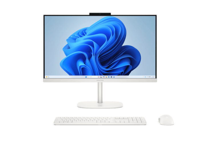 HP OmniStudio All-in-One Desktop 24-cu0003kr PC - 60.96 cm (24) - Cotton white (D73NKPA-BN)