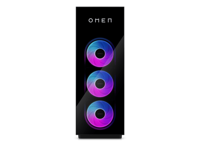 OMEN MAX 45L Gaming DT GT23-0003kr PC - Not applicable - Shadow black glass front bezel, glass side panel, white logo (D81Y1PA-BN)