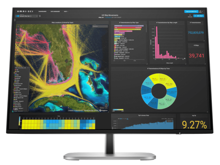 HP Series 5 Pro 24 inch WUXGA Monitor  - 524pn - 24" (9D9A7AA-BN)