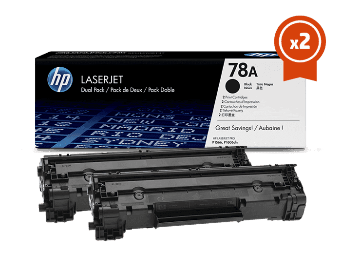 HP 78A 2팩 검정 정품 LaserJet 토너 카트리지 | HP코리아