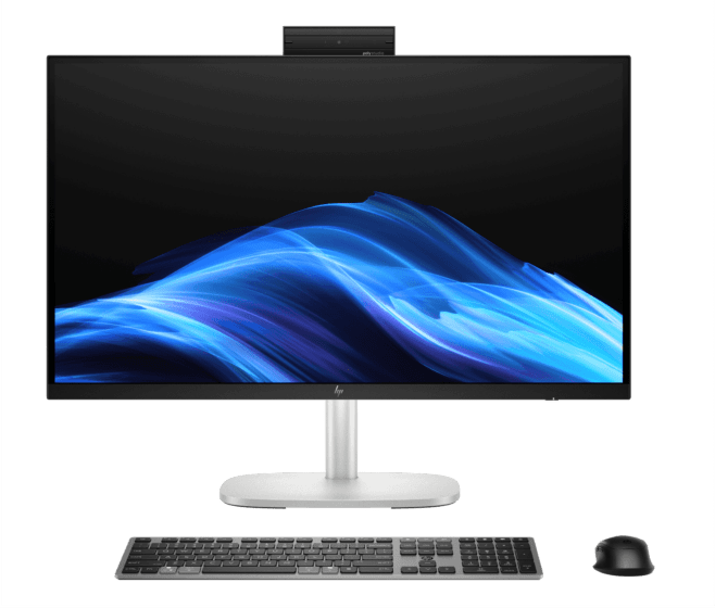 HP EliteStudio 8 All-in-One G1i 27 inch Desktop AI PC - 68.47 cm (27) - Silver (CH7R2PT-BN)