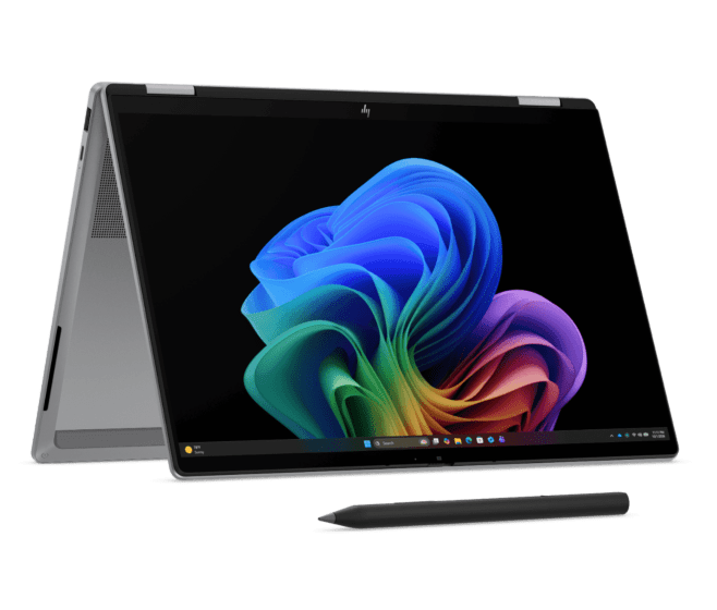 HP OmniBook X Flip 2-in-1 Laptop Next Gen AI 14-kb0042TU - 14" - Meteor silver aluminum (D59WDPA)