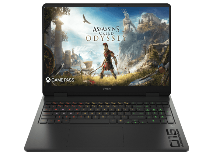 OMEN Gaming Laptop 16-am0233TX - 16" - Shadow black, black chrome logo (C1SX0PA)
