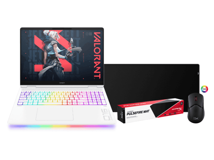 OMEN MAX Gaming Laptop 16-ah0206TX - 40.6 cm (16) - Ceramic white aluminum cover, ceramic white magnesium base and keyboard frame (C1NX5PA-BN)