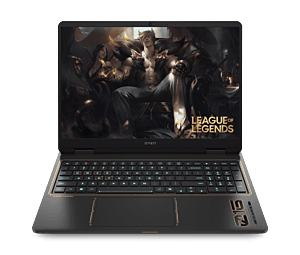 OMEN Gaming Laptop 16-am0309TX - 40.6 cm (16) - Shadow black (League of Legends Gold Limited Edition) (C9LB4PA-BN)