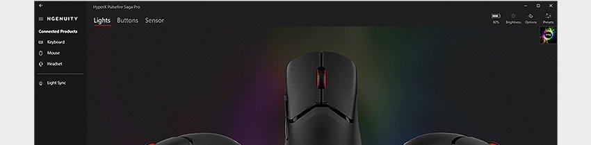 HyperX PulseFire Saga Pro 4K 무선 게이밍 마우스