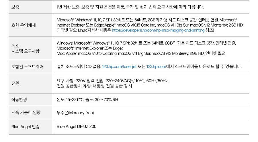 HP 레이저젯 프로 3003dn/3003dw 프린터