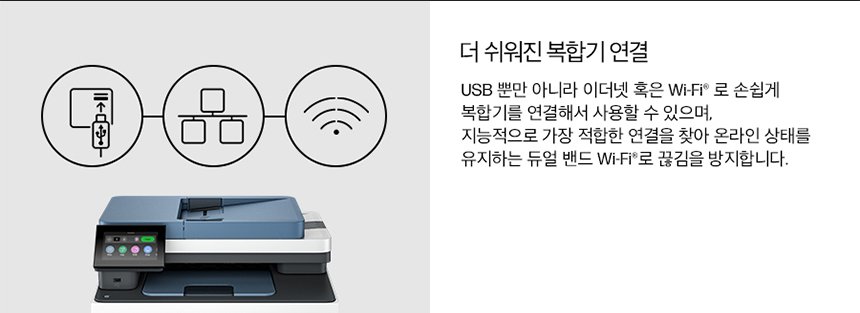 HP 컬러 레이저젯 프로 3303fdw 복합기